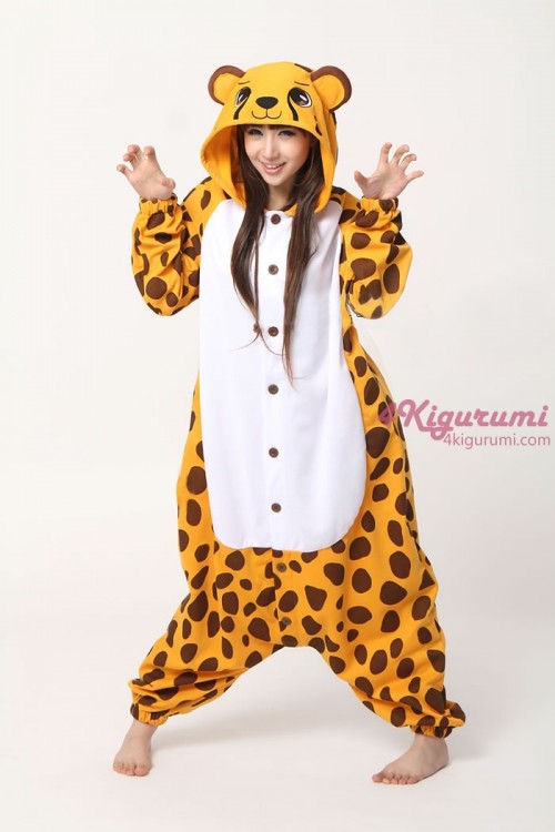 Cheetah Onesie Animal Costumes Kigurumi Pajamas