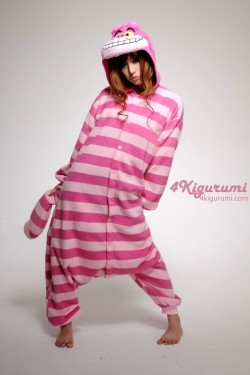 Disney Alice Wonderland Cheshire Cat Kigurumi Onesie