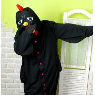 Black Chicken Kigurumi Animal Onesie