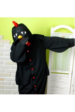 Black Chicken Kigurumi Animal Onesie