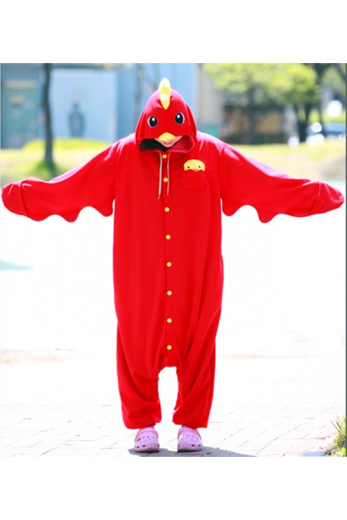 Red Chicken Onesie Animal Costumes