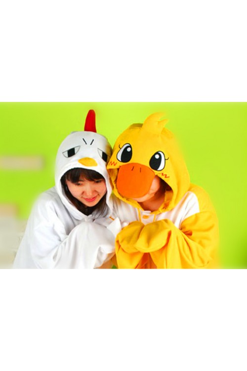 White Chicken Kigurumi Animal Onesie