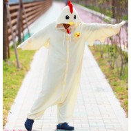 White Chicken Onesie Animal Costumes