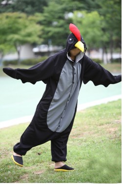 Black Cock Onesie Halloween Costumes