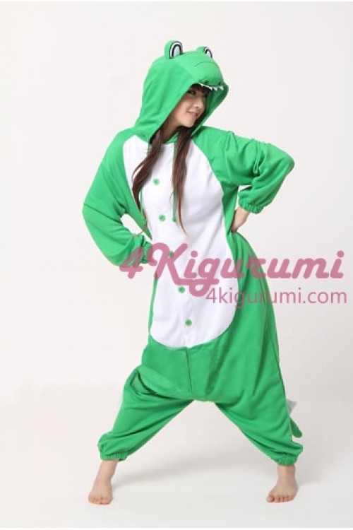 Crocodile Onesie Animal Costumes Kigurumi Pajamas Polyester Mesh