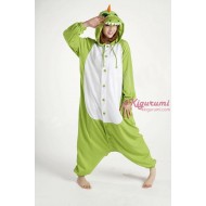 Light Green Dinosaur Kigurumi Animal Onesie