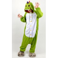Green Dinosaur Kigurumi Halloween Onesie