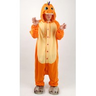 Orange Dinosaur Kigurumi Halloween Onesie