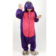 Purple Dinosaur Kigurumi Halloween Onesie