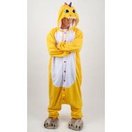 Yellow Dinosaur Kigurumi Halloween Onesie