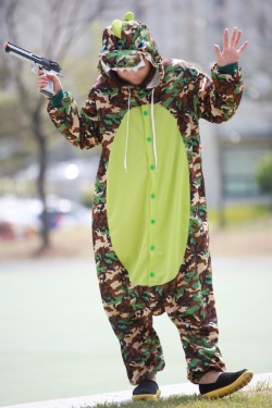 Camouflage Tyrannosaurus Kigurumi Jurassic World Costmues