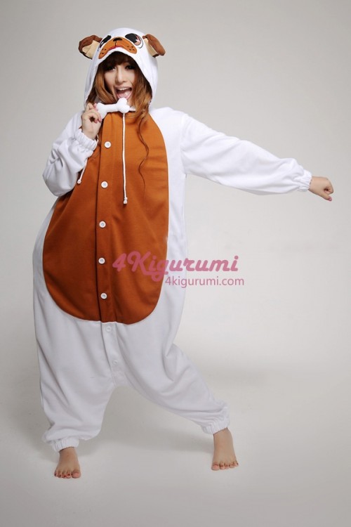 Bulldog Kigurumi Animal Onesie