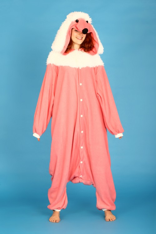 Pink Dog Onesie Kigurumi Pajamas