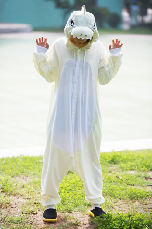 White Dragon Onesie Animal Costumes