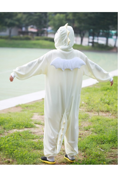 White Dragon Onesie Animal Costumes