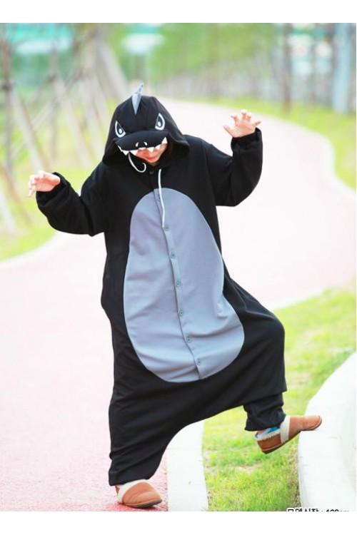 Black Dragon Onesie Kigurumi Pajamas