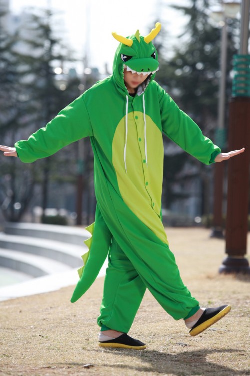 Green Dragon Onesie 2015 Kigurumi Pajamas