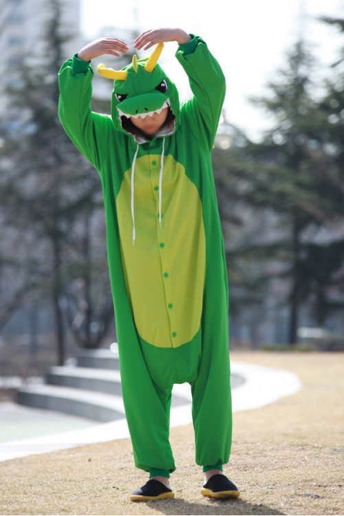Green Dragon Onesie 2015 Kigurumi Pajamas