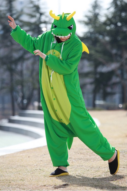 Green Dragon Onesie 2015 Kigurumi Pajamas