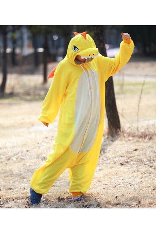 Yellow Dragon Onesie Kigurumi Pajamas