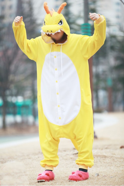 Yellow Dragon Onesie 2015 Kigurumi Pajamas