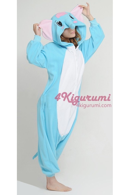 Flannel  Elephant Kigurumi Animal Onesie