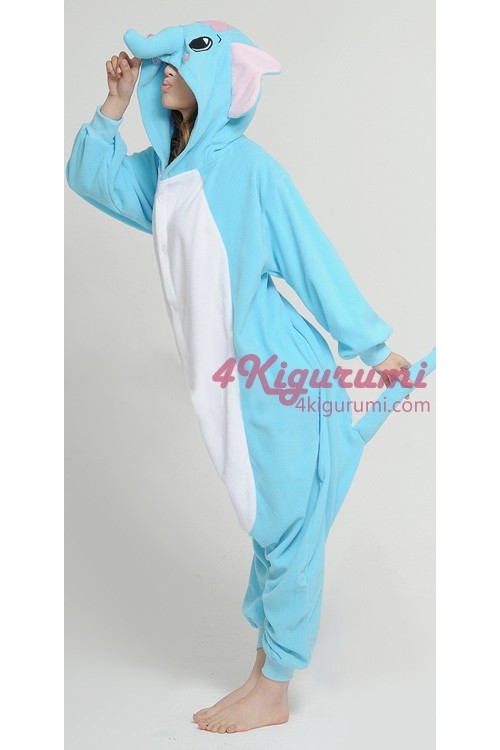 Flannel  Elephant Kigurumi Animal Onesie