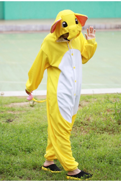 Yellow Elephant Onesie Kigurumi Pajamas