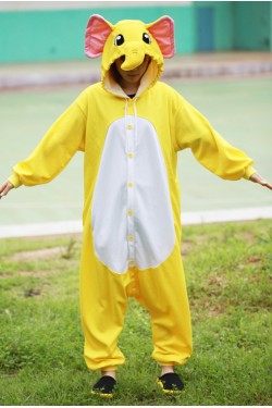 Yellow Elephant Onesie Kigurumi Pajamas