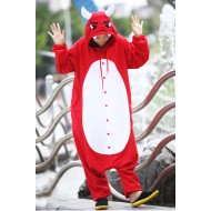 Red Evil Onesie Halloween Pajamas