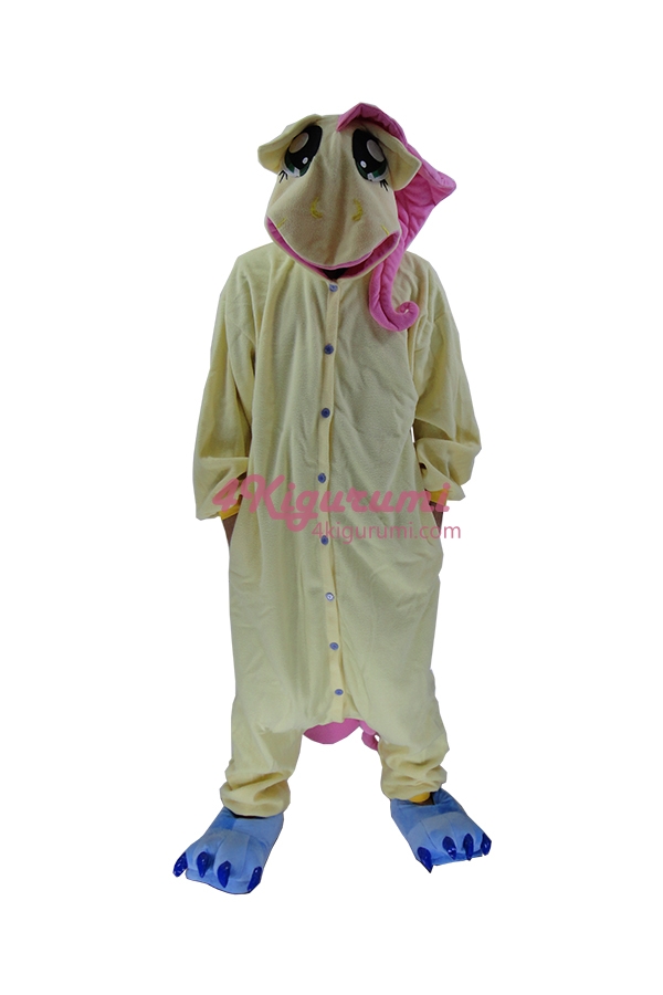 Fluttershy The Magic Onesie Kigurumi Pajamas 4kigurumi