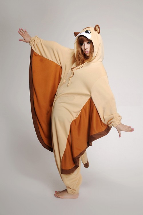 Flying Squirrel Onesie Animal Costumes Kigurumi Pajamas