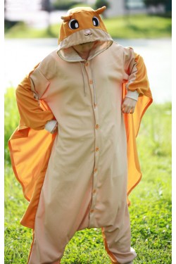 Golden Flying Squirrel Onesie Animal Costumes