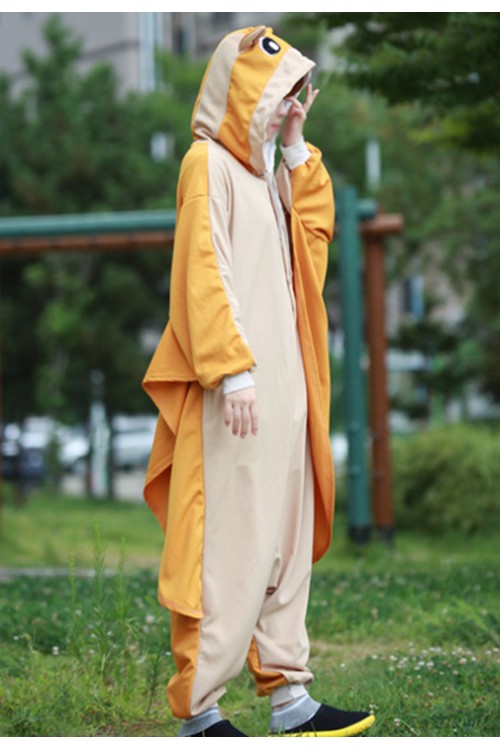 Golden Flying Squirrel Onesie Animal Costumes