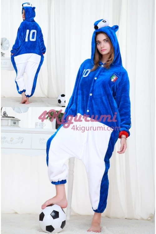France Kigurumi Onesies Football Animal Pajamas
