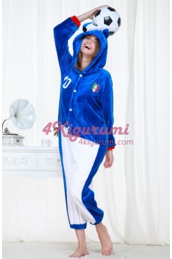 France Kigurumi Onesies Football Animal Pajamas