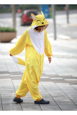 Yellow Fox Onesie Animal Costumes