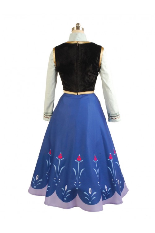 Disney Frozen Anna Cosplay Costume