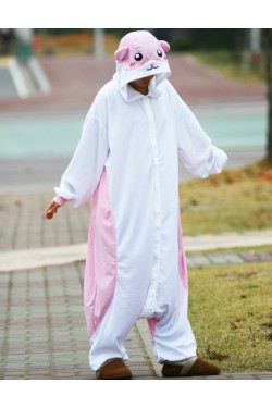 Pink Hamster Onesie Animal Costumes