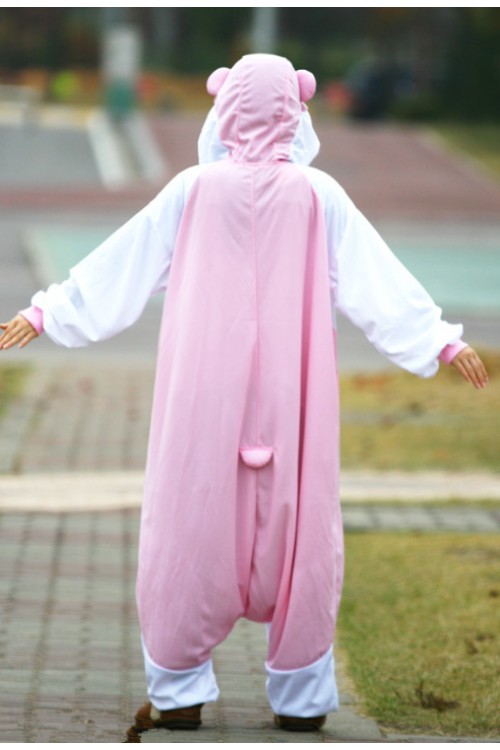 Pink Hamster Onesie Animal Costumes