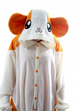 White Hamster Onesie Kigurumi Pajamas