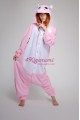 Pink Hippo Onesie Animal Costumes Kigurumi Pajamas
