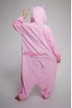 Pink Hippo Onesie Animal Costumes Kigurumi Pajamas