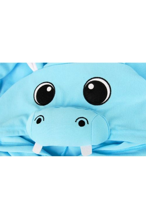 Blue Hippo Onesie Animal Costumes Kigurumi Pajamas