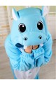 Blue Hippo Onesie Animal Costumes Kigurumi Pajamas