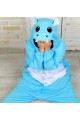 Blue Hippo Onesie Animal Costumes Kigurumi Pajamas