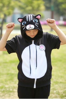 Black Cat Kigururmi Hoodie