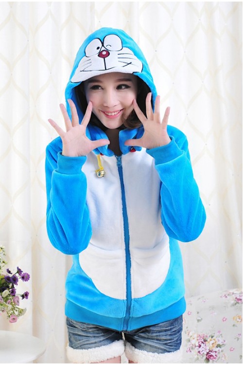 Doraemon Kigurumi Beautiful Hoodie