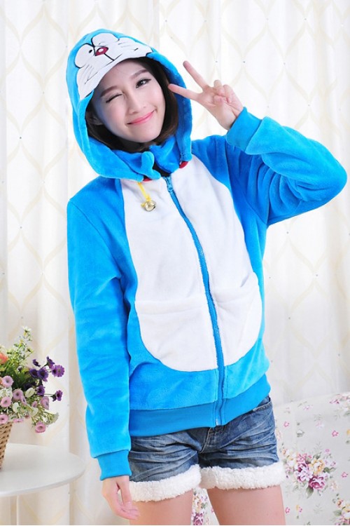 Doraemon Kigurumi Beautiful Hoodie