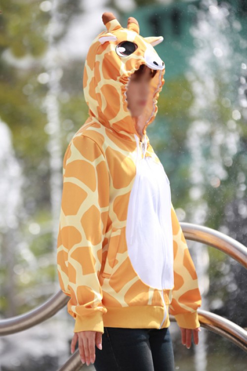 Giraffe Kigurumi LS Hoodie